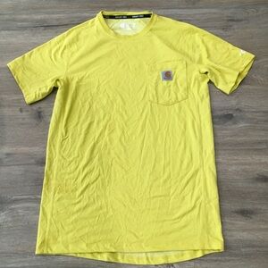 Carhartt Men's Bright Yellow Short Sleeve Tee